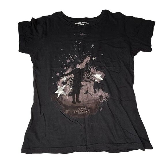 Ripple Junction Edward Scissorhands 2006 Graphic Tee Black Size L - Picture 2 of 9